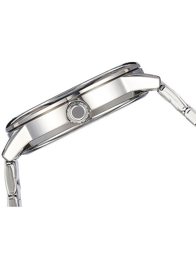 كاسيو Enticer Analog Men’s Watch MTP‑E312D‑1B1VDF, 38.9 mm Black Dial, Silver Stainless Steel Bracelet, 50 m WR - Image 3